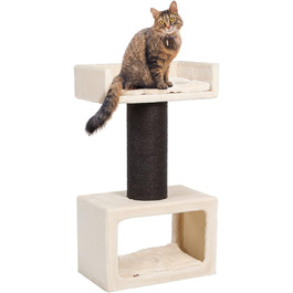 Когтеточка для котів CanadianCat Cavell, 60x36x106 см, бежева