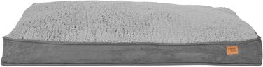 Килимок для собак ib style Dreams, м'яке ліжко для собак, килимок для сну, середні породи, зручне ліжко, знімний чохол, сірий, 100x68 см