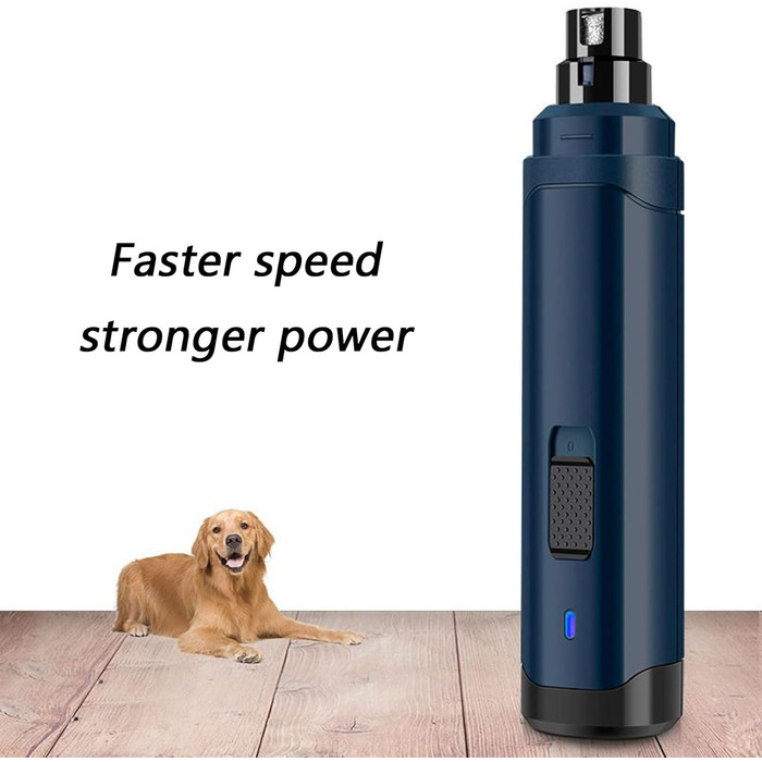 Шліфувальник для когтів домашніх тварин з підсвічуванням Marineblau (2/6 швидкостей)