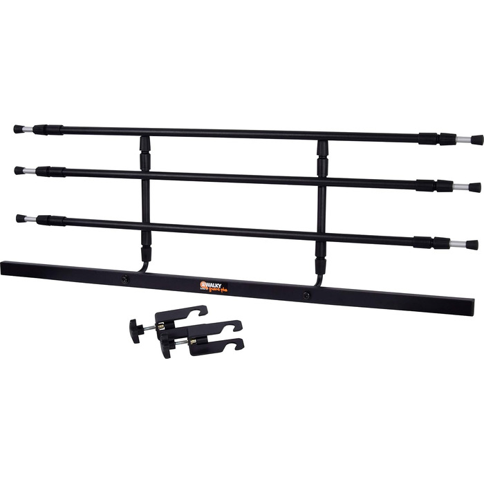 Сітка для багажника автомобіля Dobar® 62200 Walky Guard Plus: універсальна, відкидна, для собак, з нержавіючої сталі, 28-36 x 82-141 см, чорна