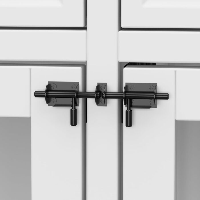 Кія для собак XXL: велика переносна будка для дому, 164 x 80 x 60 см, метал