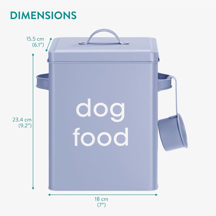 Герметичний контейнер для сухого корму для тварин з ручками, 5,9 л