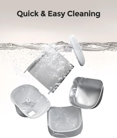 Автоматичний годівник для котів Invengo MeowServe S20, 5л, з таймером та керуванням через додаток, з нержавіючої сталі SUS 304 + ABS, для котів, собак та інших дрібних тварин