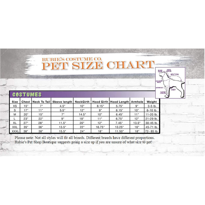 Костюм Рубіс Патруль: Пожежний капітан для собак, Розмір Small