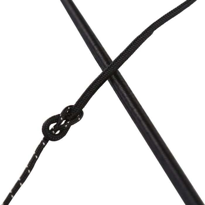 Пфіфф 103104 Двостороння льонжна бандаж, бандаж з дугою, серцевина з фібергласу, неслизька ручка | Чорний 180 см