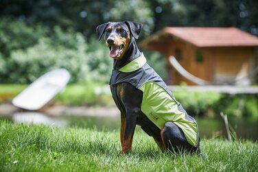 Вольтерс | Дощовик Easy Rain чорного та лимонного кольорів | Довжина спини 26 см