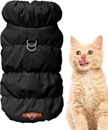 Пуловер для собак з бавовни - тепла куртка для собак на зиму | Пуловер, куртка для холодної погоди | Вітронепроникний зимовий одяг для цуценят маленьких, середніх та великих порід