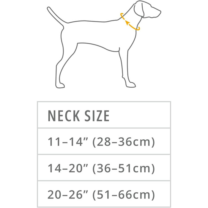 Нашийник для собак RUFFWEAR Top Rope, міцний нейлоновий, розмір M (36–51 см), колір Basaltgrau (Blue Pool), для прогулянок