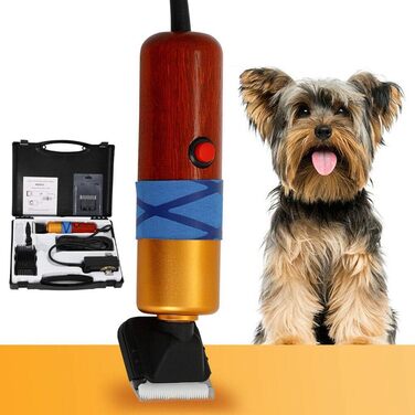 Професійна машинка для стрижки собак, котів та інших тварин, 200W. Електрична шерхорізка для собак, котів, кроликів, мулів та коней