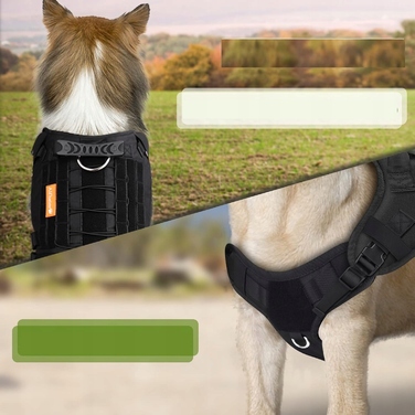 Шлейка для собак з м'якою ручкою, анти-тягнення, дихаюча сітка (розмір: S/M)