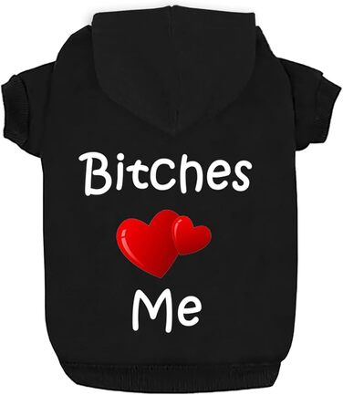 Світшот для собак Izefia з капюшоном, теплий флісовий светр, термобілизна для собак, теплий бавовняний худі для маленьких, середніх та великих собак, чорний, XXL