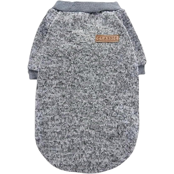 Теплий зимовий одяг для собак: куртка для чихуахуа, мопсів та інших маленьких собак (Сірий, XL)