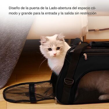 Сумка-переноска для собак, чорна: дихаюча, водонепроникна, легка, для подорожей та прогулянок