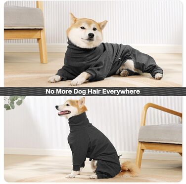 Теплий зимовий піджак для собак Lianziau з флісу, зелений (M, сірий)