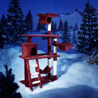 Низький кігтеточка-драпак TecTake 101 — 160 см