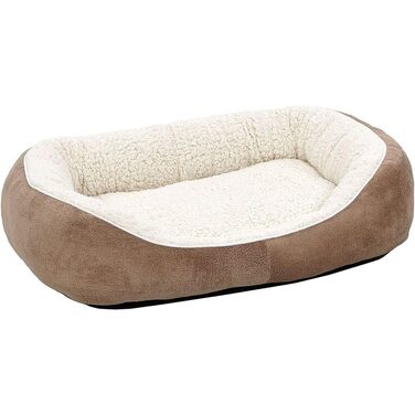 Ліжко для собак Midwest Homes for Pets Kuschel, сіро-коричневе, розмір S (58x16x51 см)