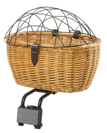 Сумка Cicli Bonin Weidenkorb для тварин, унісекс, коричнева, 43 x 29.5 x 22/14 см