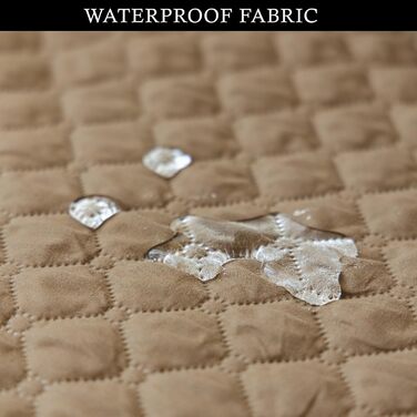 Килимок для собак та котів на диван, 90x120 см, світло-сірий. Захист меблів від бруду та подряпин. Вологостійкий, з неслизьким дном.