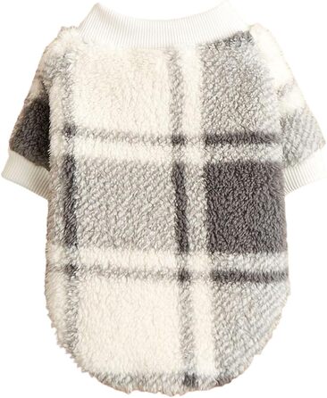 Теплий зимовий пуловер для собак Jecikelon з візерунком, розмір L, сірий