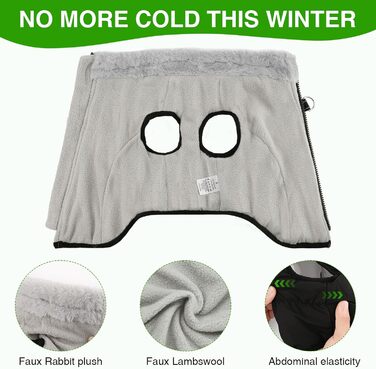 Зимова куртка для собак, водонепроникна, тепла, м'яка, вітрозахисна. З облаштуванням для повідка, світловідбиваюча, з блискавкою та регульованою застібкою. Для малих та середніх собак (Зелений, XL)