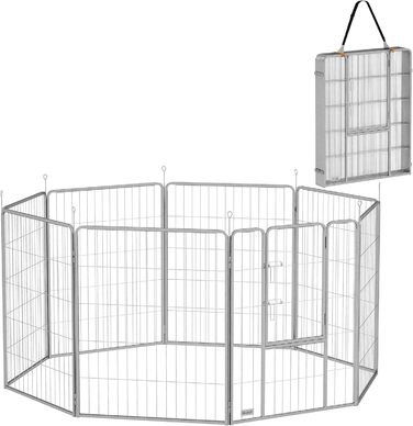 Летворешечка PawHut для собак та кошенят, 8 панелей, 80x100 см, для вулиці