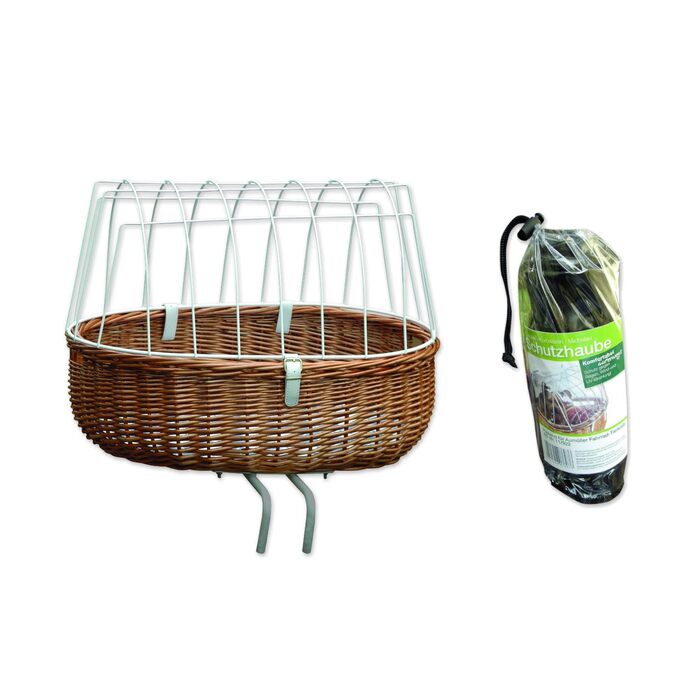 Велосипедний кошик для тварин Aumüller з кріпленням та захисним тентом, кріплення на кермо