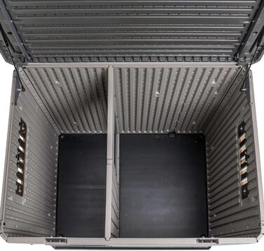 Кінець Lifetime - Зовнішній вольєр для собак, 120x97x97-90 см, переносний собачий будиночок, з піднятим дном, знімним перегородкою, захист від УФ-випромінювання, складане дах, прямокутний вольєр для саду (92314)