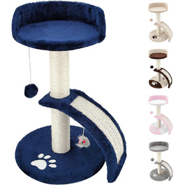 Дерев'яний кігтечка для котів Beltom® Kratzbaum, 54 см, блакитний