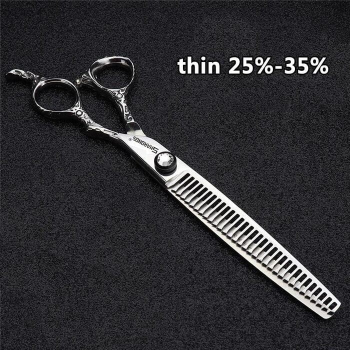 Набір професійних ножиць для перукарів з індивідуальним дизайном (7 дюймів, 4 шт.)