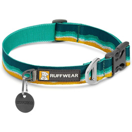 Ruffwear Crag нашийник для собак, світловідбивний, зручний, щоденний, бірюзовий, 28-36 см