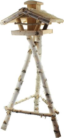 Дерев'яний годівничка для птахів Vogelvilla Heide з силосом і стійкою XXL 145×60 см
