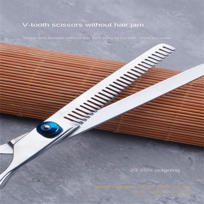 Набір професійних ножиць для собак, 5 в 1, з нержавіючої сталі, для грумінгу собак, котів та інших домашніх тварин. Включає: ножиці для фінішу, 2 вигнуті, 1 пряма, гребінець для грумінгу. Для догляду за всім тілом, обличчям, носом та вухами.