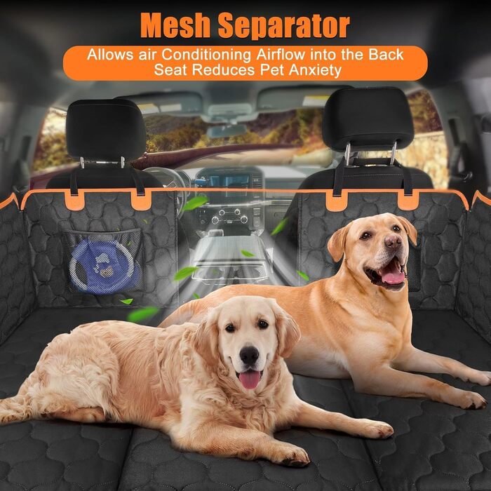 Накидка на сидіння автомобіля для собак JOEJOY, водонепроникна, стійка до подряпин, для великих машин (Trucks/SUVs)
