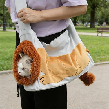 Сумка-переноска для котів та кошенят, весела переноска з шнурком, дихаюча сумка через плече для маленьких собак та котів