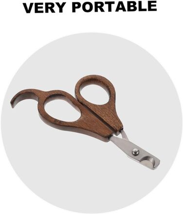 Професійний триммер для нігтів Milisten для собак та котів з дерев'яною ручкою - безпечний та довговічний