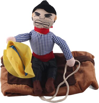 Костюм для собак Filfeel: Веселий костюм на Хелловін, ковбойська куртка для собак маленьких, середніх та великих розмірів (L, XL, для їзди)