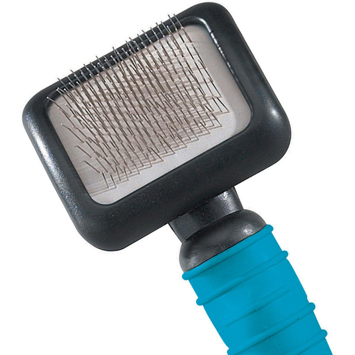 Щітка для грумінгу собак astar - ергономічна щітка для вичісування шерсті, чорна (S)