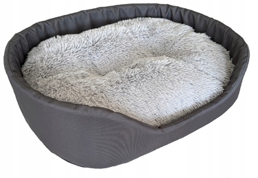 Лежак для собак Extrasen, сірий, 70 x 55 см