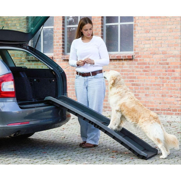 Рампа для собак Knuffelwuff – складана, стійка, протиковзна | для авто, SUV, подорожей | до 40 кг