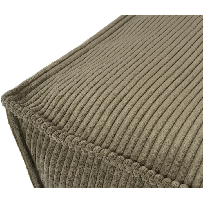 М'який лежак для собак Knuffelwuff Lesedi з корду, 135x90 см, знімний чохол, можна прати, для великих, середніх та маленьких собак (100x70 см, хакі)