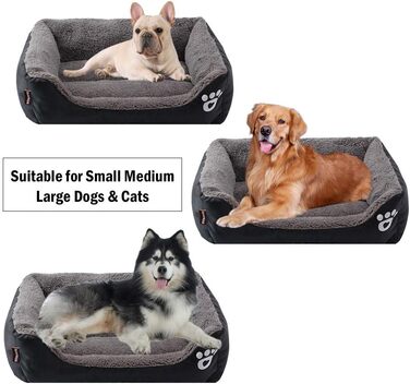 М'яке ліжко для собак та котів: тепле, зручне, миється, для маленьких та середніх порід