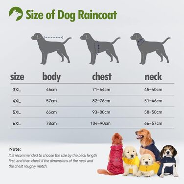 Водонепроникний дощовик для собак Zellar з капюшоном та отвором для нашийника, з безпечними світловідбиваючими смугами, ультралегкий, дихаючий, 100% водонепроникний, червоний, 5XL