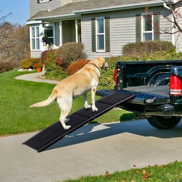 Рампа для собак, розкладна, 180 см, для авто, вантажівок та SUV, до 130 кг, алюмінієвий каркас