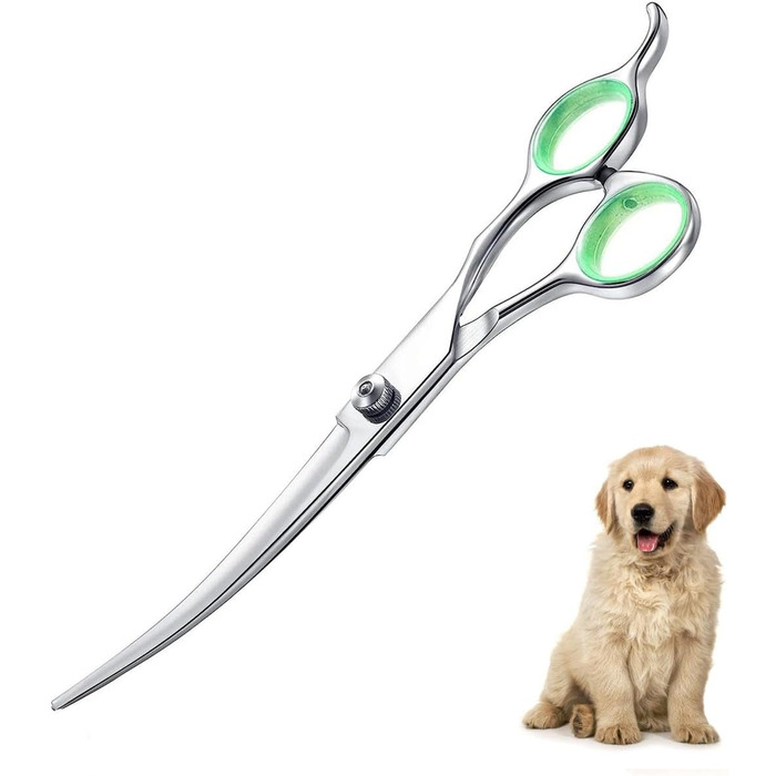 Професійна вигнута ножиця для грумінгу собак та котів, 6 дюймів, нержавіюча сталь