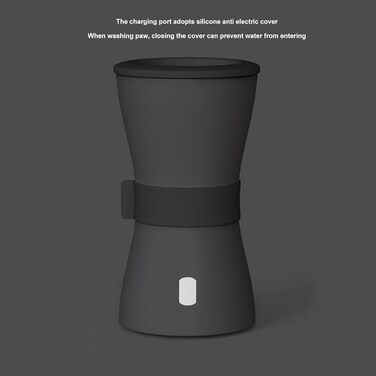 Автоматичний мийник лап для собак, електричний, з м'якими щетинками, 360°, блакитний