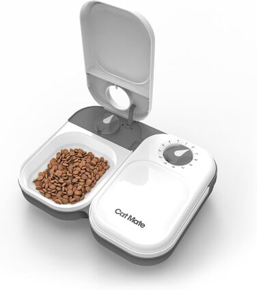 Автоматична годівниця Cat Mate C200 для котів і малих собак з таймером, охолоджувачем, для вологого та сухого корму, біла