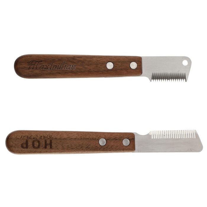 Дерев'яна щітка для видалення шерсті домашніх тварин POPETPOP - для собак, котів та інших тварин