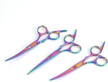 Набір для стрижки тварин: професійні ножиці для собак та котів, з нержавіючої сталі, для витончення та стрижки шерсті