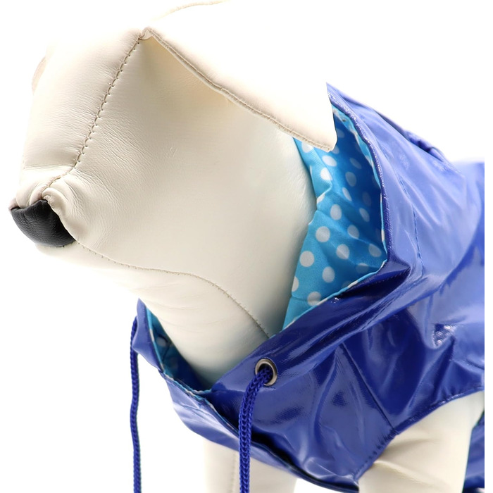 Регенкожух Croci Raindrop, блакитний, 30 см