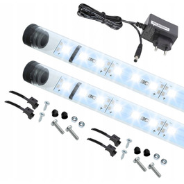 LED-освітлення для акваріума, світлодіодна лампа 2x50 см 5630